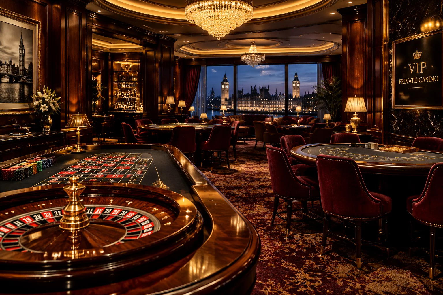 The Park Tower Knightsbridge luxury casino salon